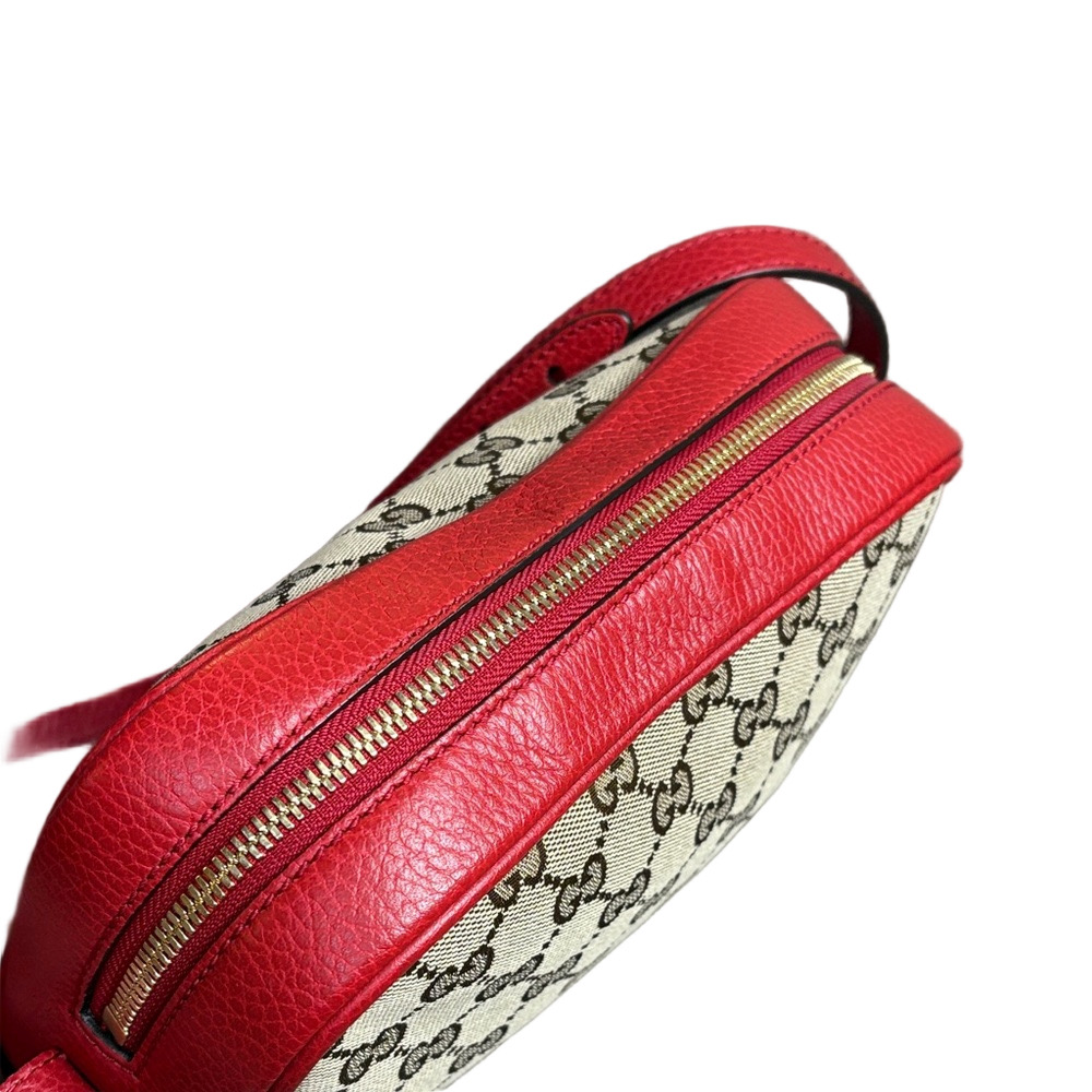 Gucci Bree GG Canvas Camera Crossbody Bag Authentic - Picture 7 of 13